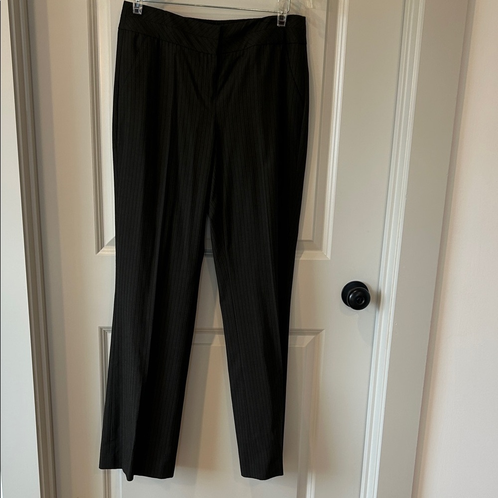 Nine West Charcoal Pinstripe Trousers